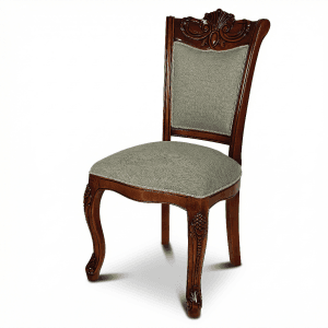 Home sas6 model oymalı klasik ahşap yemek masası sandalyesi