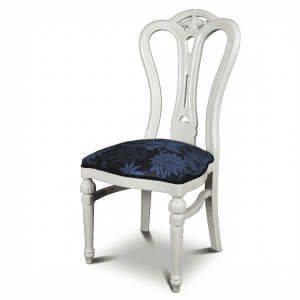 sas4 model oymalı klasik ahşap yemek masası sandalyesi