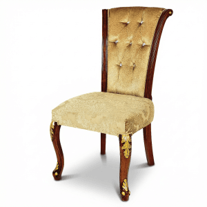 Home sas18 model oymalı klasik ahşap yemek masası sandalyesi