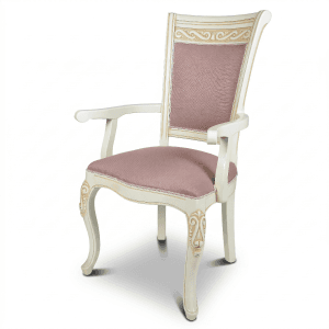 sas23 model kollu oymalı klasik ahşap yemek masası sandalyesi