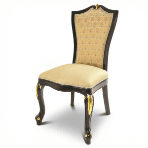 sas031 model oymalı klasik ahşap yemek masası sandalyesi