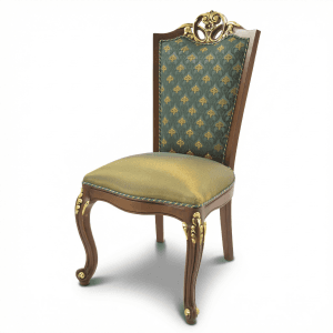 Home sas035 model oymalı klasik ahşap yemek masası sandalyesi