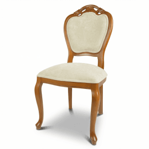 sas100 model oymalı klasik ahşap yemek masası sandalyesi