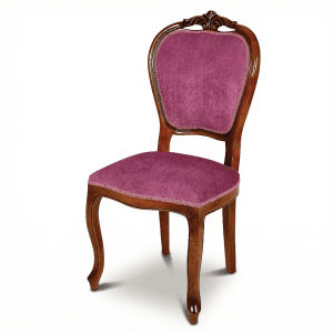 sas101 model oymalı klasik ahşap yemek masası sandalyesi