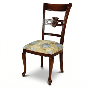 sas200 model oymalı klasik ahşap yemek masası sandalyesi