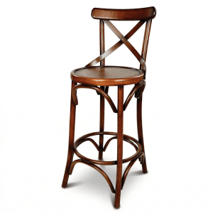 sas707 model tonet ahşap yüksek bar sandalyesi