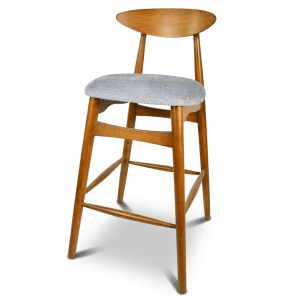 Home sas711 model ahşap yüksek bar sandalyesi